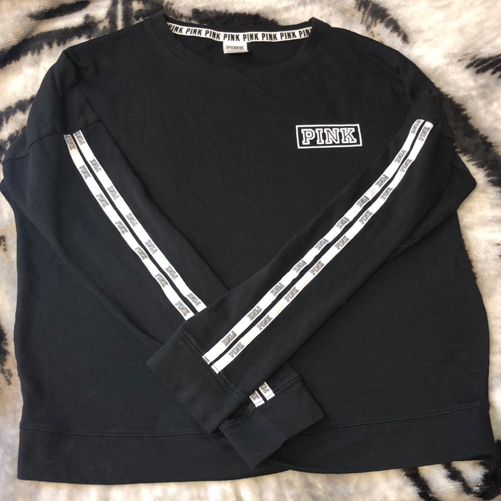 Black and White PINK Pullover